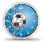 Dinamikus focis falióra kapuhálóba csapódó futballabdával és egyedi feliratozással