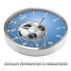 Dinamikus focis falióra kapuhálóba csapódó futballabdával és egyedi feliratozással