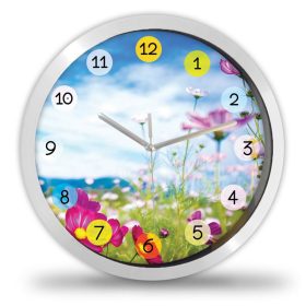 Falióra Virágos mező mintával Falióra Virágos mező mintával