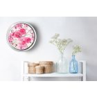 Virágos, rózsás falióra