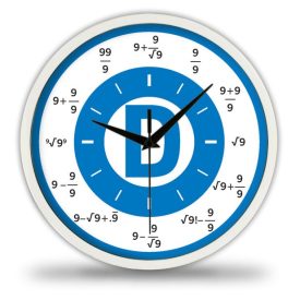 Matematikás falióra