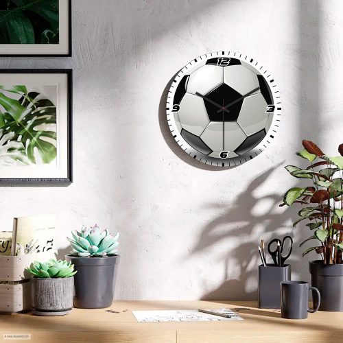 Futball labdás falióra