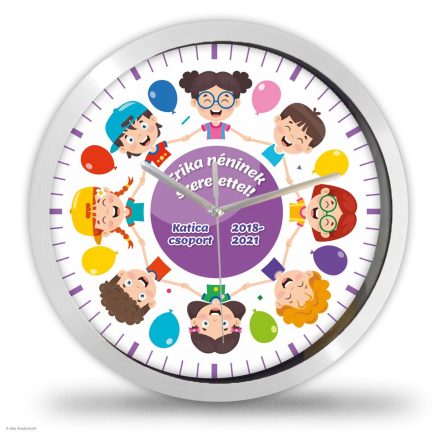 Ballagási falióra körben gyerekekkel