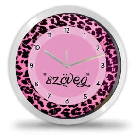 Párduc mintás falióra