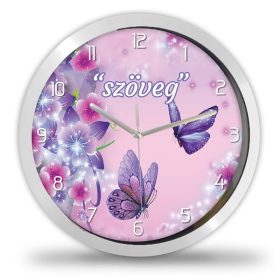 Lepkés falióra – akvarell