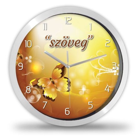 Lepkés falióra – részletgazdag