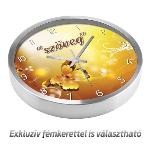 Lepkés falióra – részletgazdag