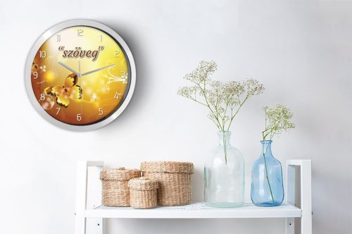 Lepkés falióra – részletgazdag