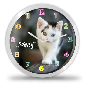 Cicás falióra – részletgazdag