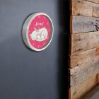 Cicás falióra – pasztell