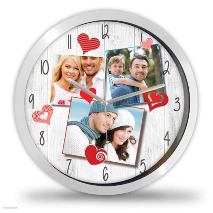 Falióra három fényképpel