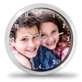 Fényképes óra játékos számokkal+percbeosztással Fényképes óra játékos számokkal+percbeosztással