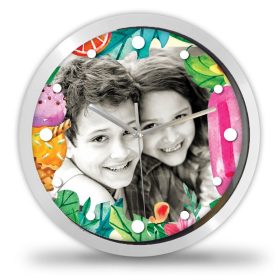 Nyári fagyis fényképes falióra Nyári fagyis fényképes falióra