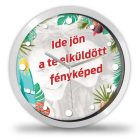 Nyári strandos fényképes falióra