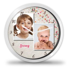 2 Fényképes falióra  2 Fényképes falióra