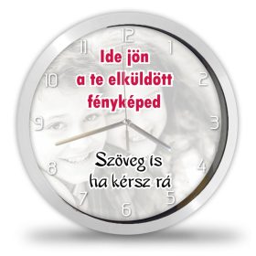 Saját képes falióra Saját képes falióra