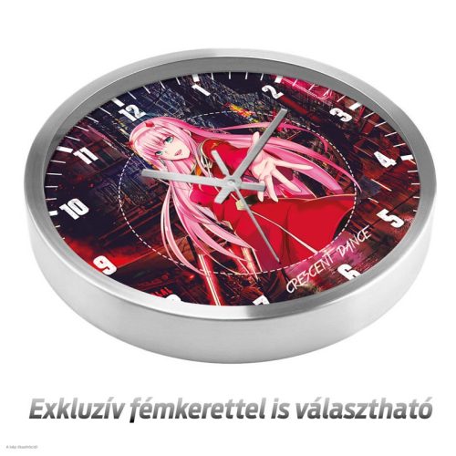 Anime falióra – fekete-fehér