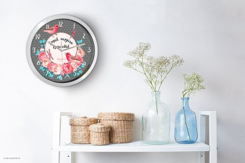 Anyák napja falióra – modern