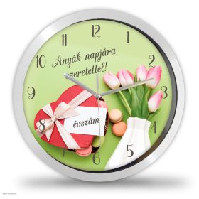 Anyák napja falióra – részletgazdag