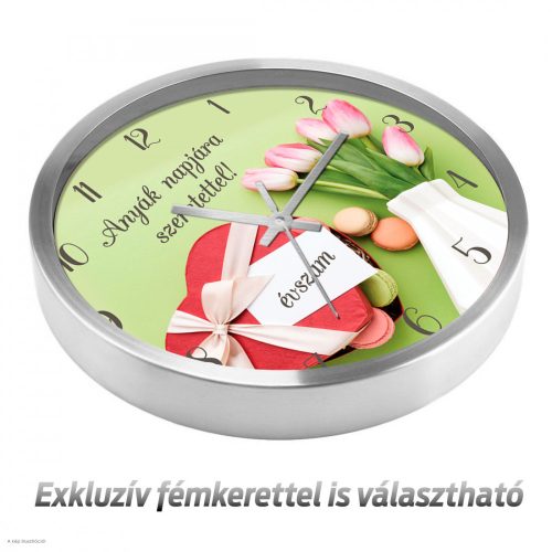 Anyák napja falióra – részletgazdag