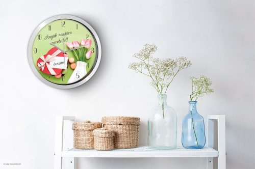 Anyák napja falióra – részletgazdag