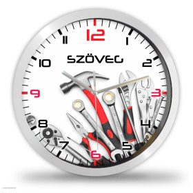 Szerszámos, szerelős falióra – skandináv