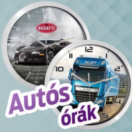 AUTÓS. JÁRMŰVES faliórák