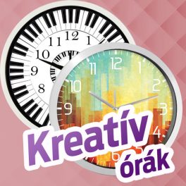 KREATÍV, modern, különleges faliórák