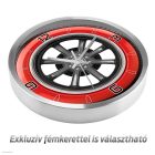 Autós falióra – Felni dizájn, piros perem