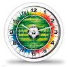 Focis falióra – Futballpályás dizájn színes háttérrel, csendes