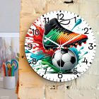 Focis falióra – Színes focicipő és labda, dinamikus sportdizájn