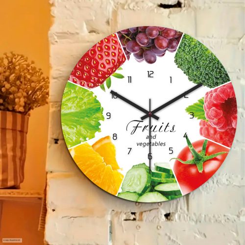 Gyümölcs és zöldség falióra