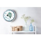 Horgász falióra – illusztrált