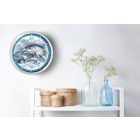 Horgász falióra – illusztrált