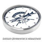 Horgász falióra – színes