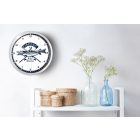 Horgász falióra – színes