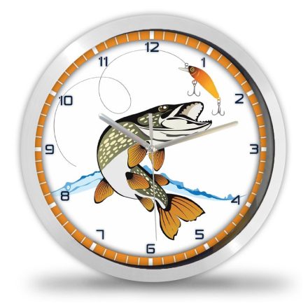 Horgász falióra – skandináv