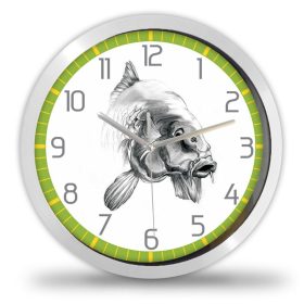 Horgász falióra – vintage