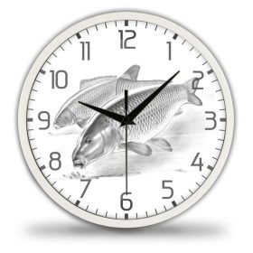 Horgász falióra – modern