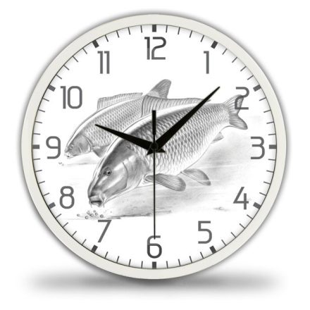 Horgász falióra – modern