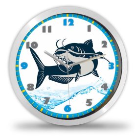 Horgász falióra – részletgazdag