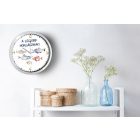 Horgász falióra – modern