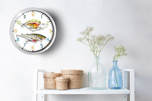 Horgász falióra – klasszikus