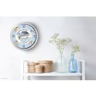 Horgász falióra – akvarell