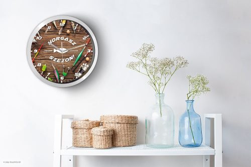 Horgász falióra – retro