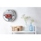 Tűzoltó autós falióra – retro