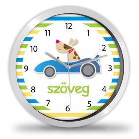 Kutya autóban falióra