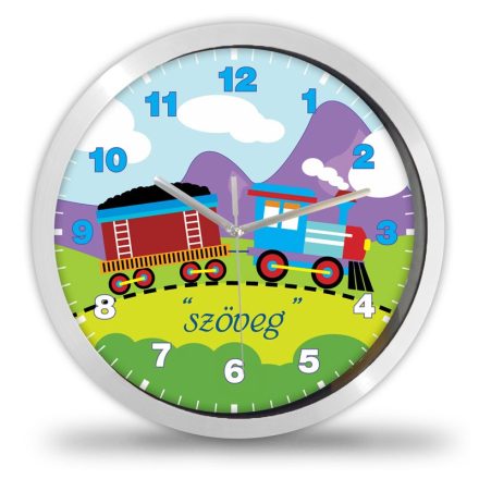 Vonatos falióra – modern