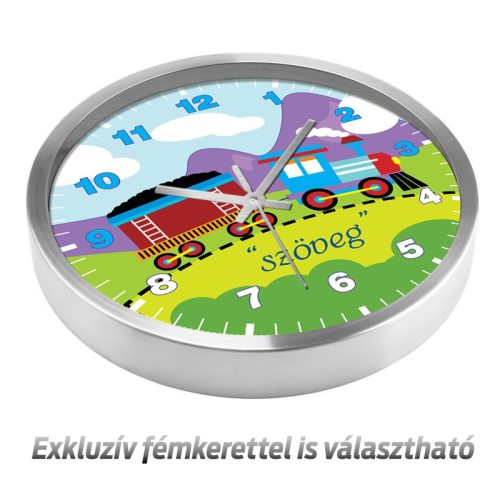 Vonatos falióra – modern