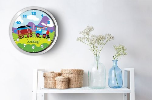 Vonatos falióra – modern